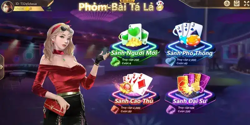 Game bài đổi thưởng KO66 Phỏm giao diện đẹp