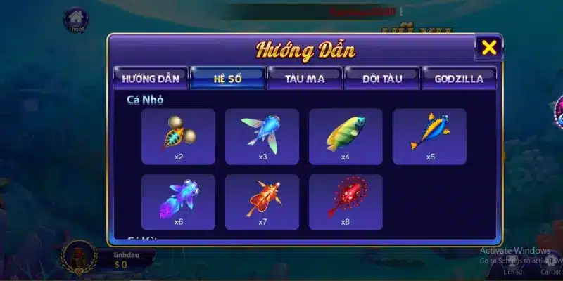 Quan tâm đến mức trả thưởng sinh vật